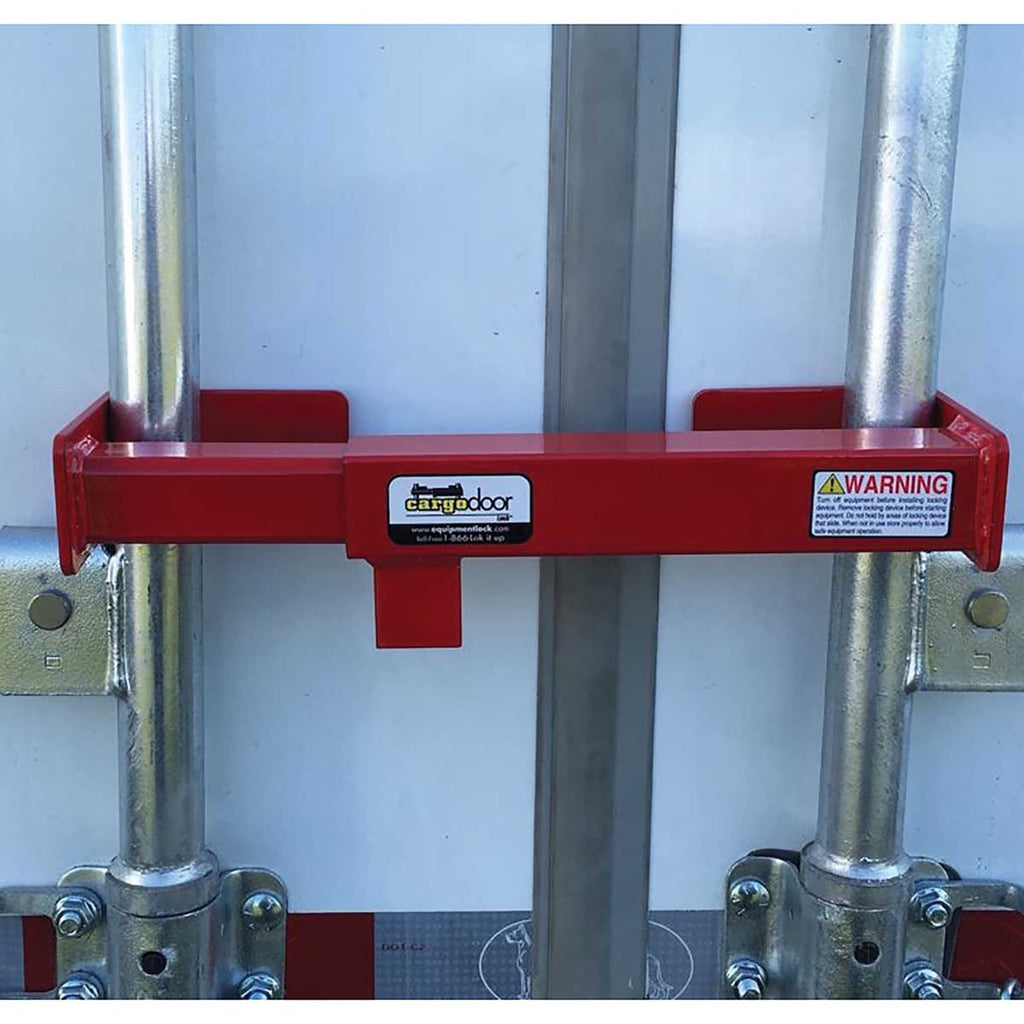 Equipment Lock Company Cargo Door Lock in use