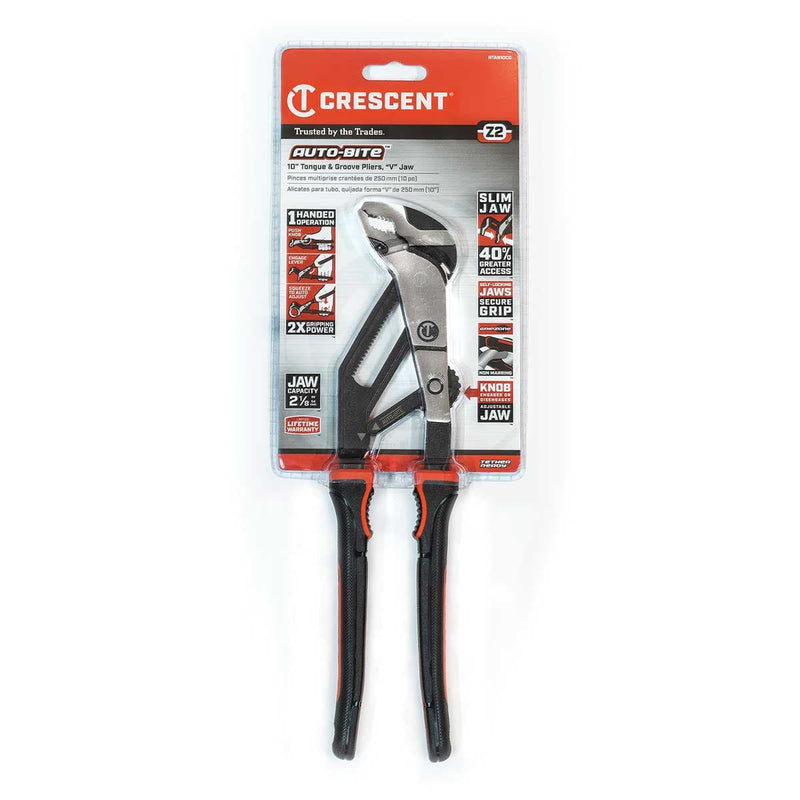 Crescent Auto-Bite Tongue And Groove Pliers