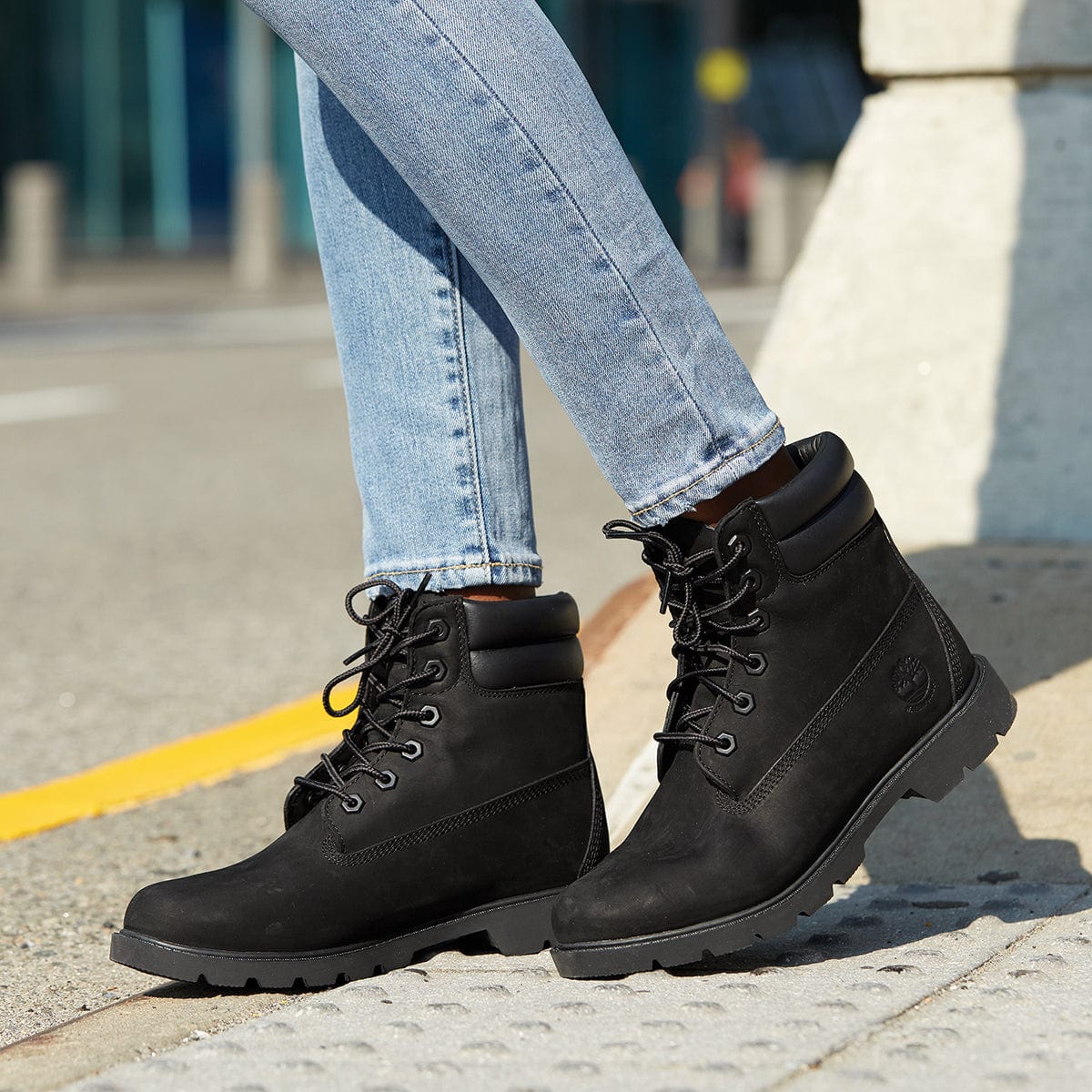 Black Timberland Tree Women's 6" Linden Woods Waterproof Boots