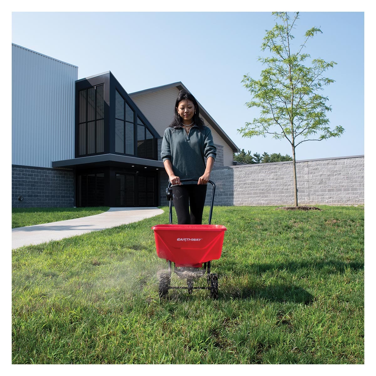 Earthway® 2030 Large Capacity Broadcast Spreader w 8" Wheels