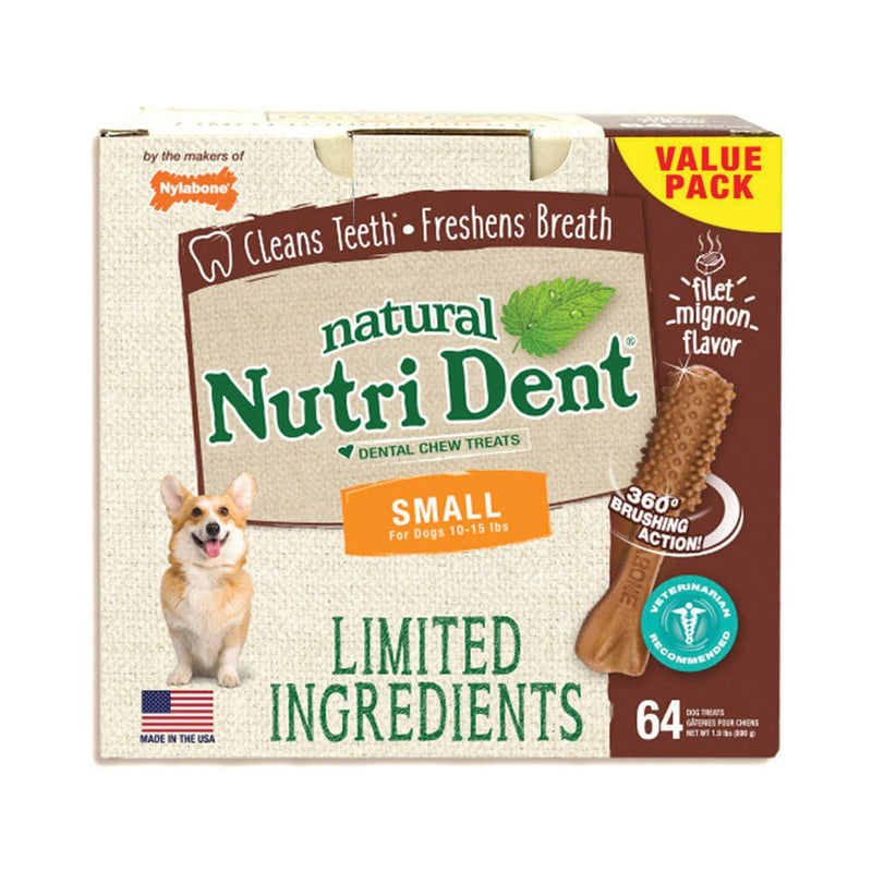 Nylabone Nutri Dent Limited Ingredient Dental Chews