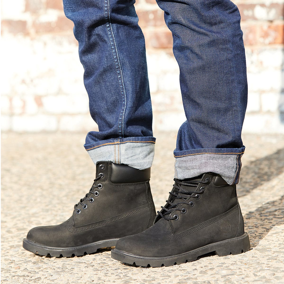 Black Timberland 6" Classic Waterproof Boots