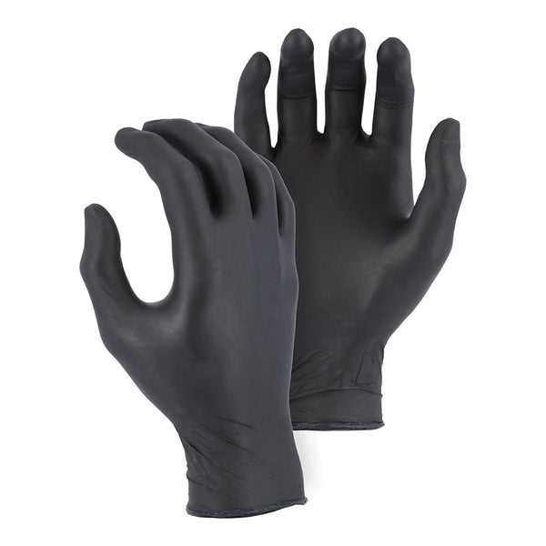 Majestic 4-mil Black Disposable Nitrile Gloves | Gemplers