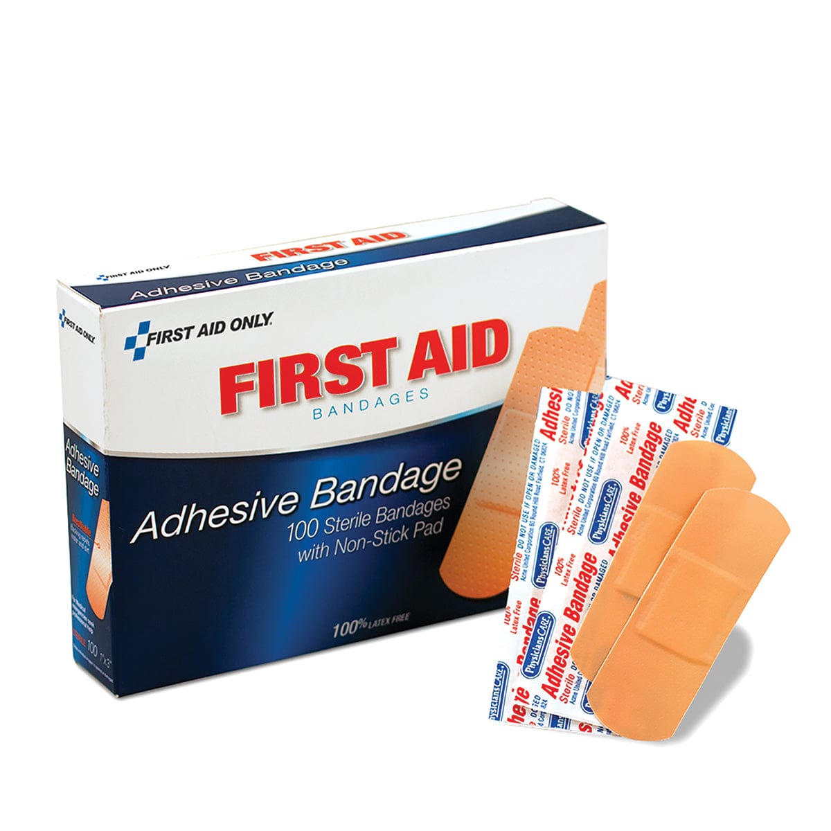 First Aid Only Plastic Bandages, 1" x 3"