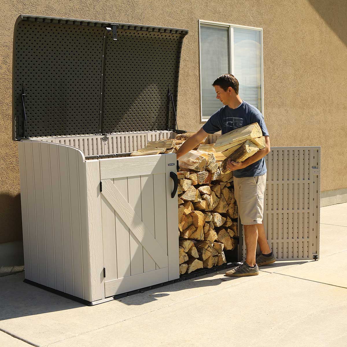 Lifetime Horizontal Storage Shed