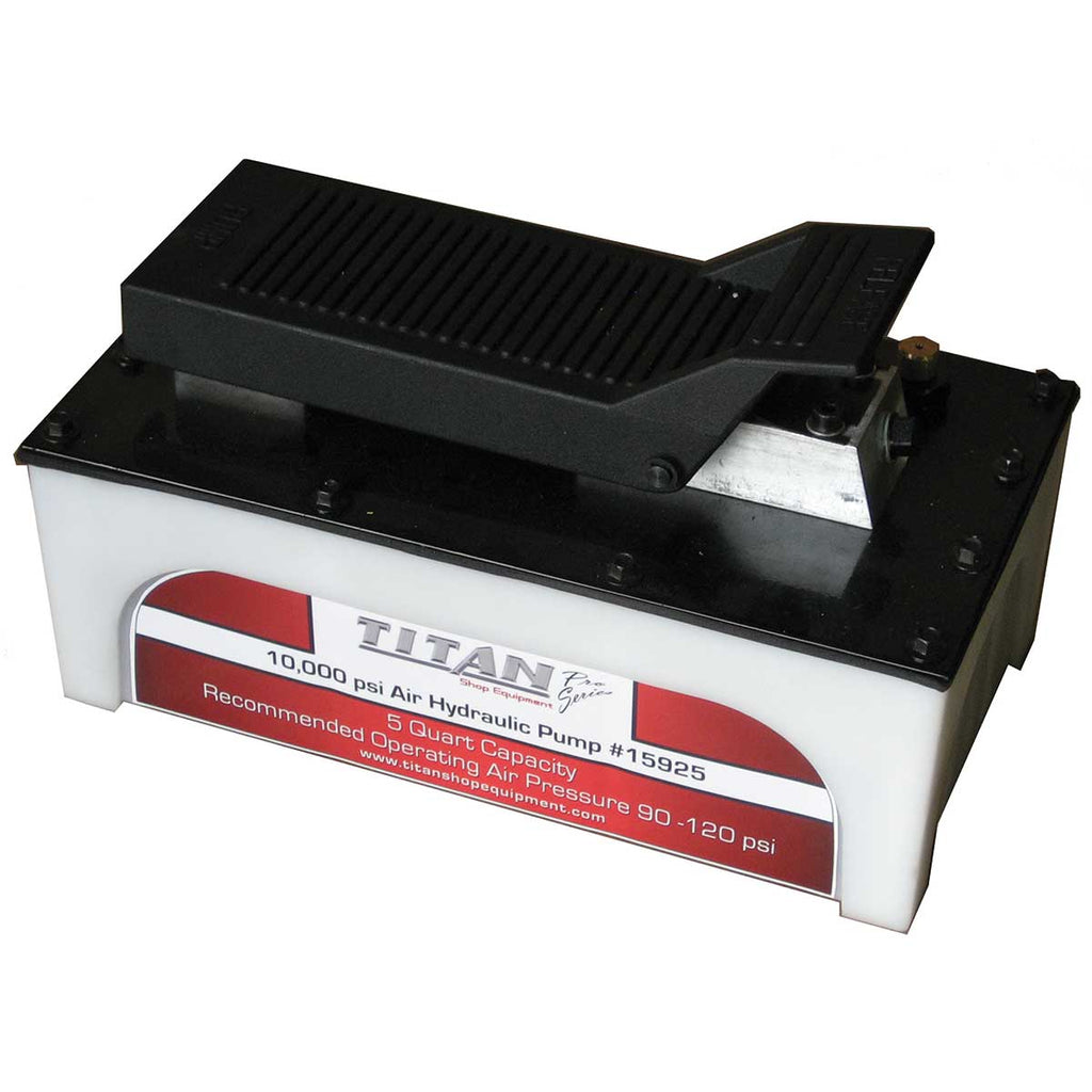 Steel AME Titan 5 Quart Air Hydraulic Pump, 10000 PSI