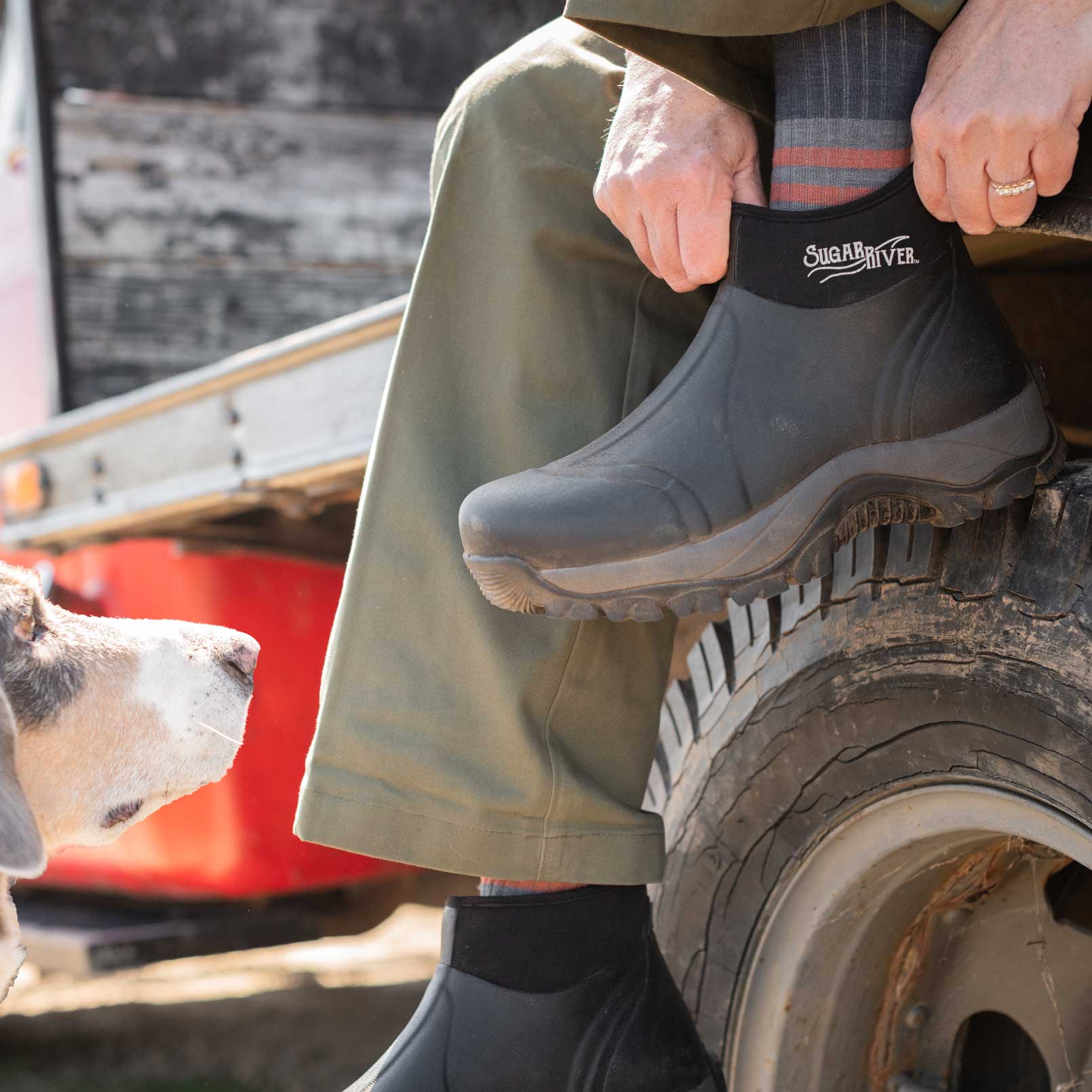 Sugar River by Gemplers 6" Plain Toe Chore Boots In Use+++Sugar River by Gemplers 6" Plain Toe Chore Boots In Use