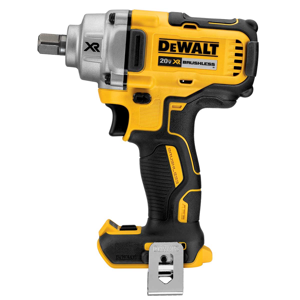 DEWALT 20V MAX XR® 1/2 in. Mid-Range Cordless Impact Wrench with Detent Pin Anvil (Tool Only)