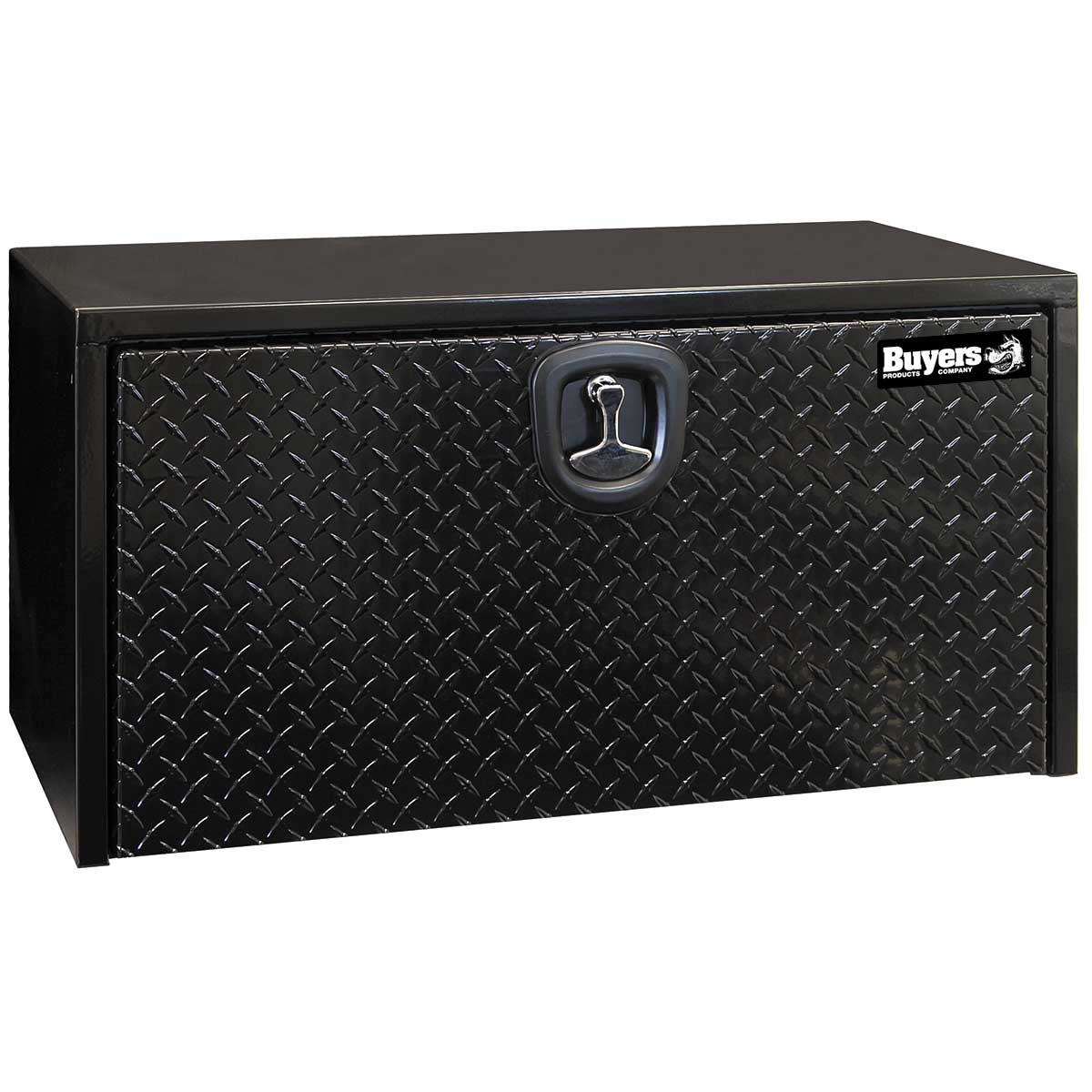 Buyers Products Black Steel Underbody Truck Box With Aluminum Door