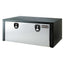 Buyers Products Black Steel Underbody Truck Box With Stainless Steel Door