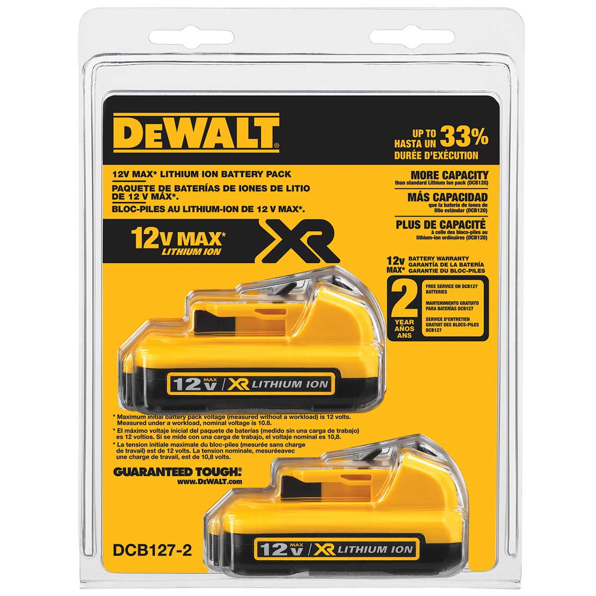 DEWALT 12 V MAX Lithium Ion Battery 2-Pack