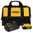 DEWALT 20 V MAX 5.0 Ah Battery Charger Kit with Bag