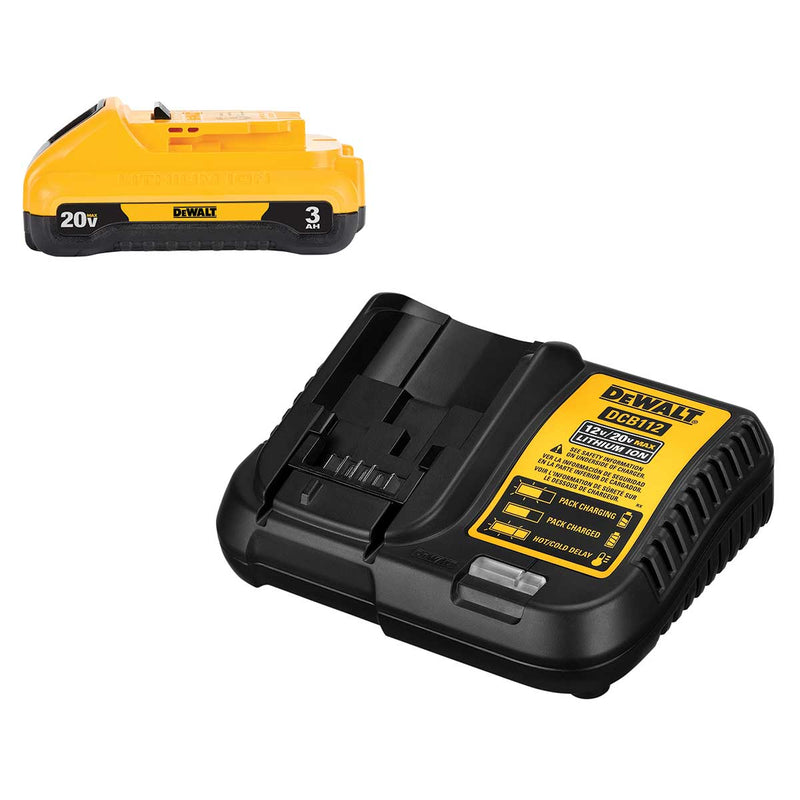 DEWALT 20V MAX Starter Kit with 3 Ah Compact Battery & Charger