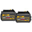 DEWALT 20V/60V MAX FLEXVOLT 6.0 Ah Battery 2 pack