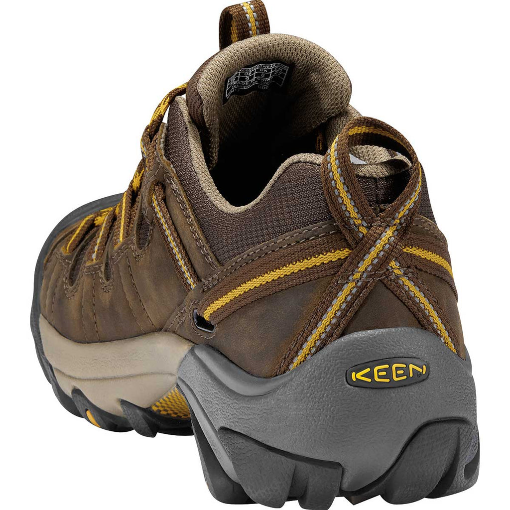 Closeup of the heel of KEEN Targhee II Waterproof Hiking Shoes