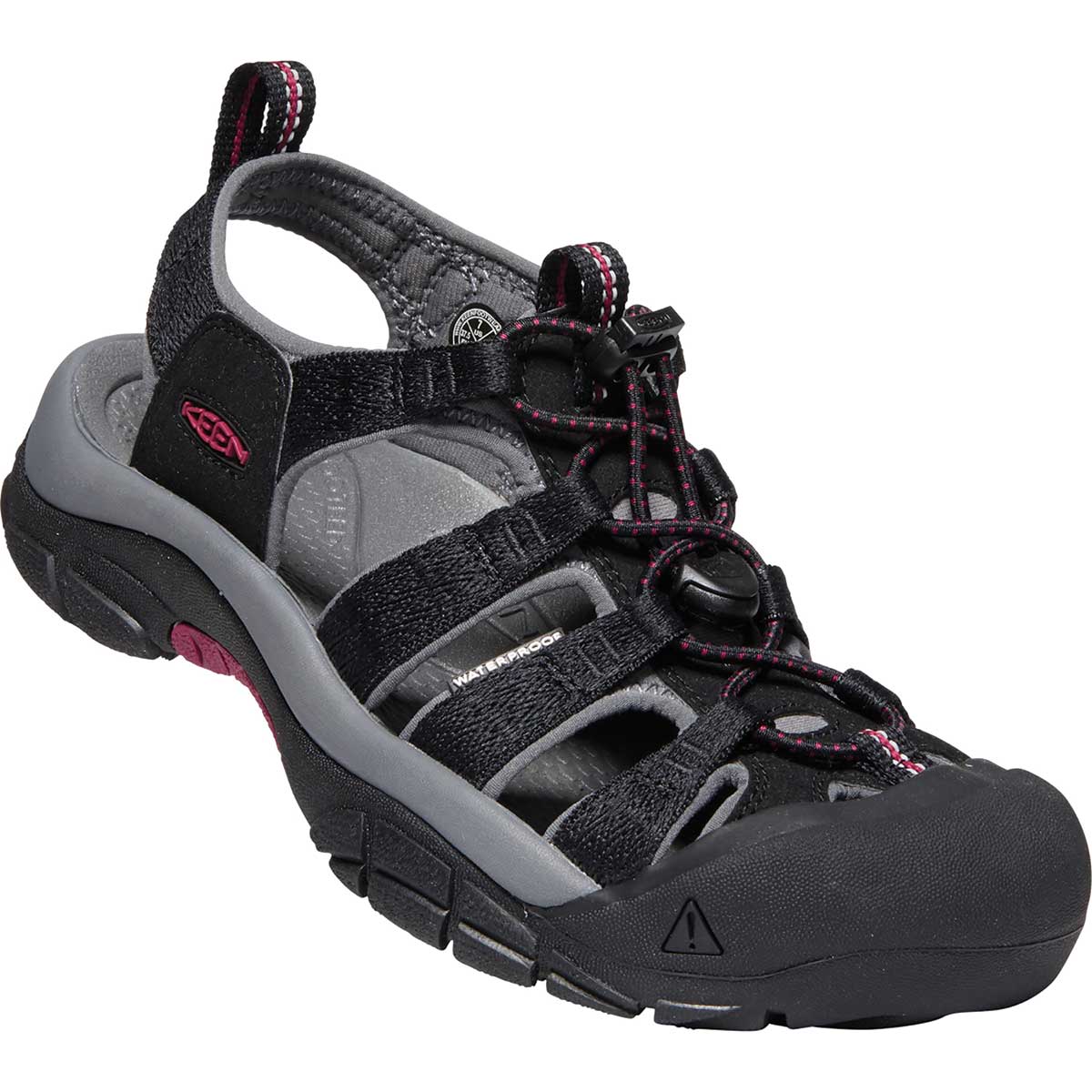 Black KEEN Women's Newport H2 Sandals