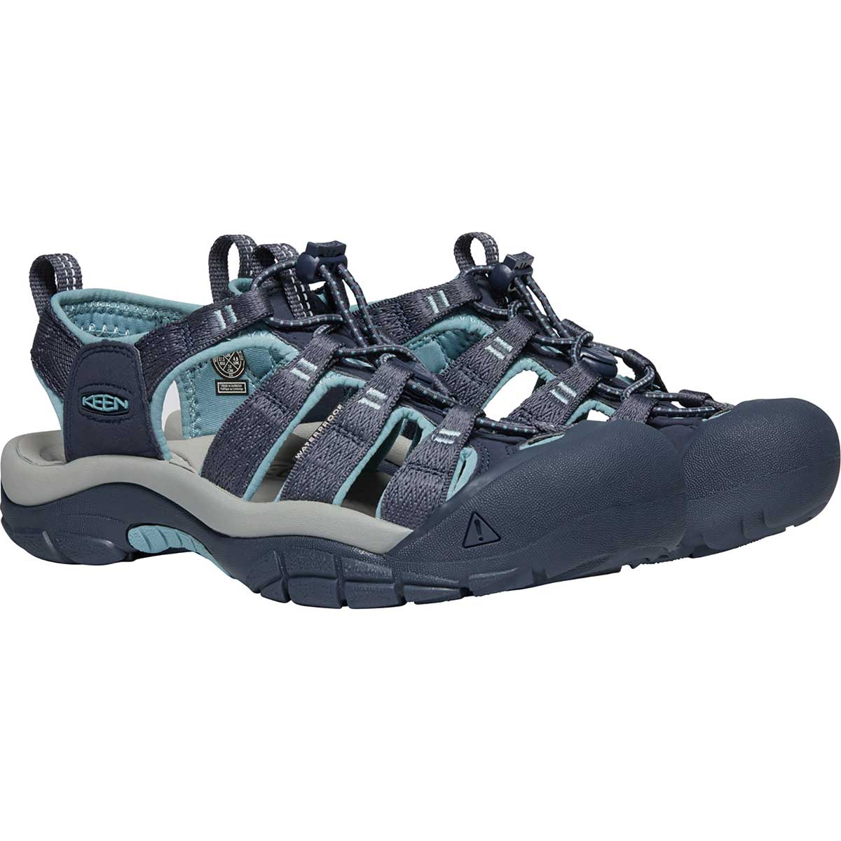 Navy/Smoke Blue KEEN Women's Newport H2 Sandals