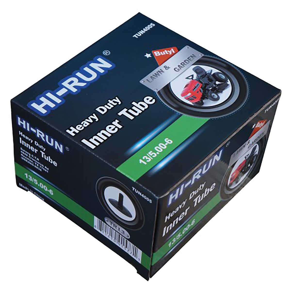 13/5.00-6 (TR13) Hi-Run Lawn & Garden Tire Inner Tubes