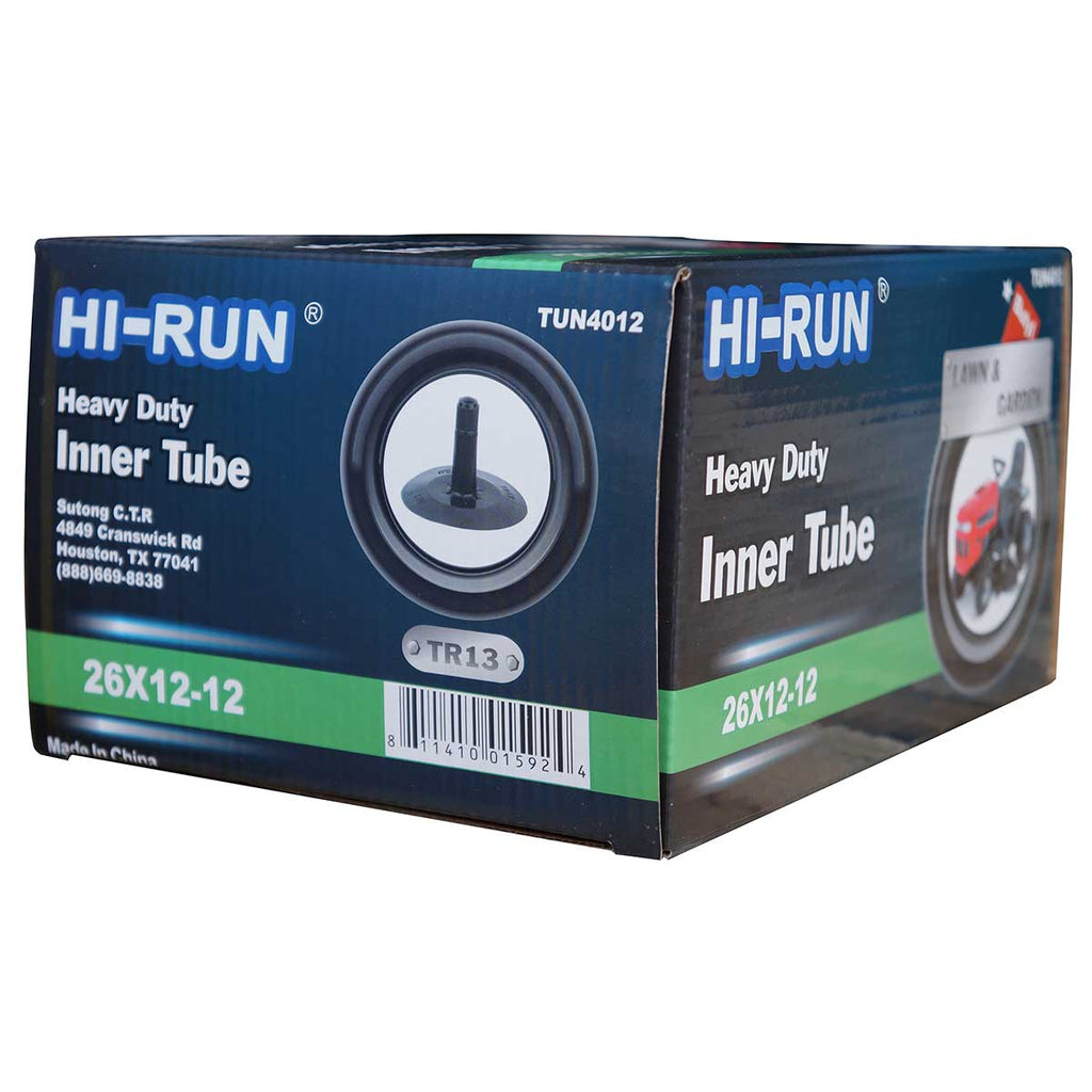 26X12-12 (TR13) Hi-Run Lawn & Garden Tire Inner Tubes