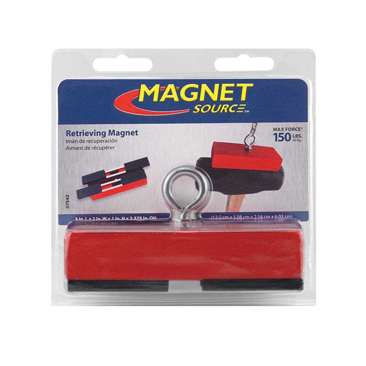 Magnet Source Heavy-Duty Holding and Retrieving Magnet