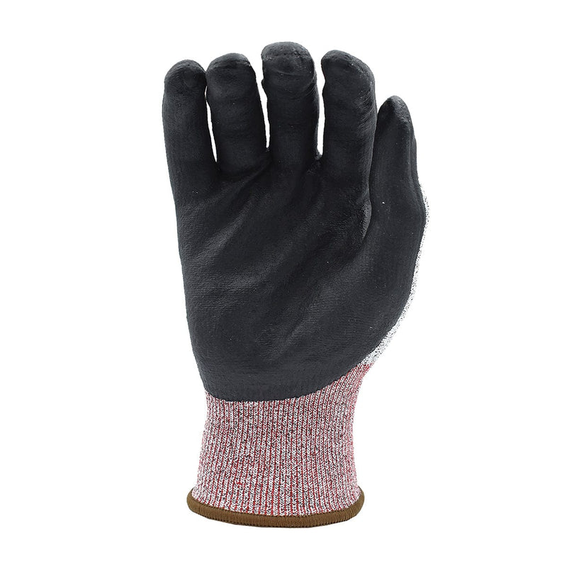 Cordova MACHINIST Cut Level A4 Black Foam Nitrile Coated Gloves