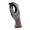 Side view of the Cordova MACHINIST Cut Level A4 Black Foam Nitrile Coated Gloves