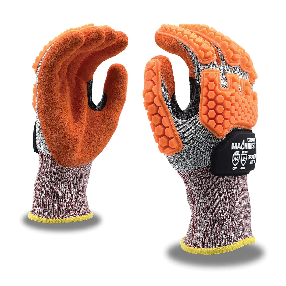 Cordova MACHINIST Impact and Cut Resistant Nitrile Palm Knit Gloves