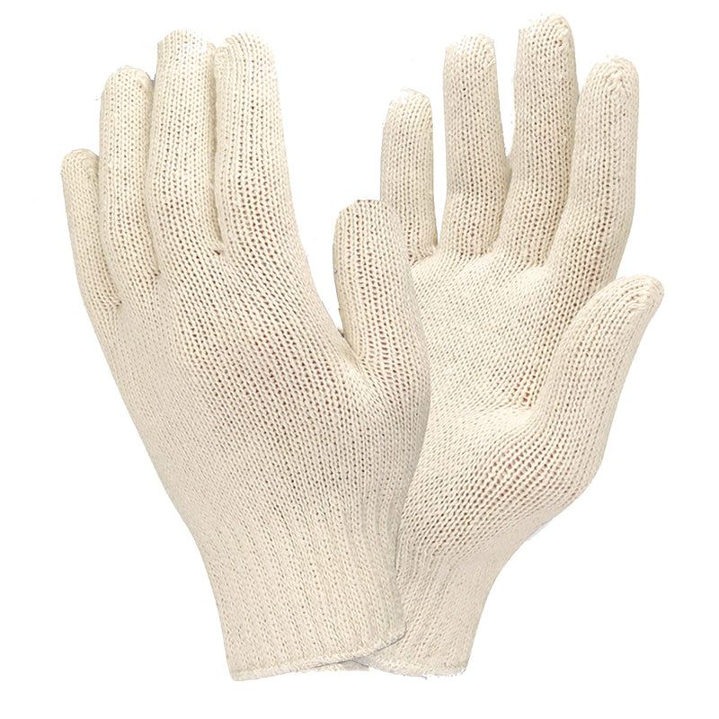 Cordova Natural Machine Knit Standard Weight Gloves, 12 pairs