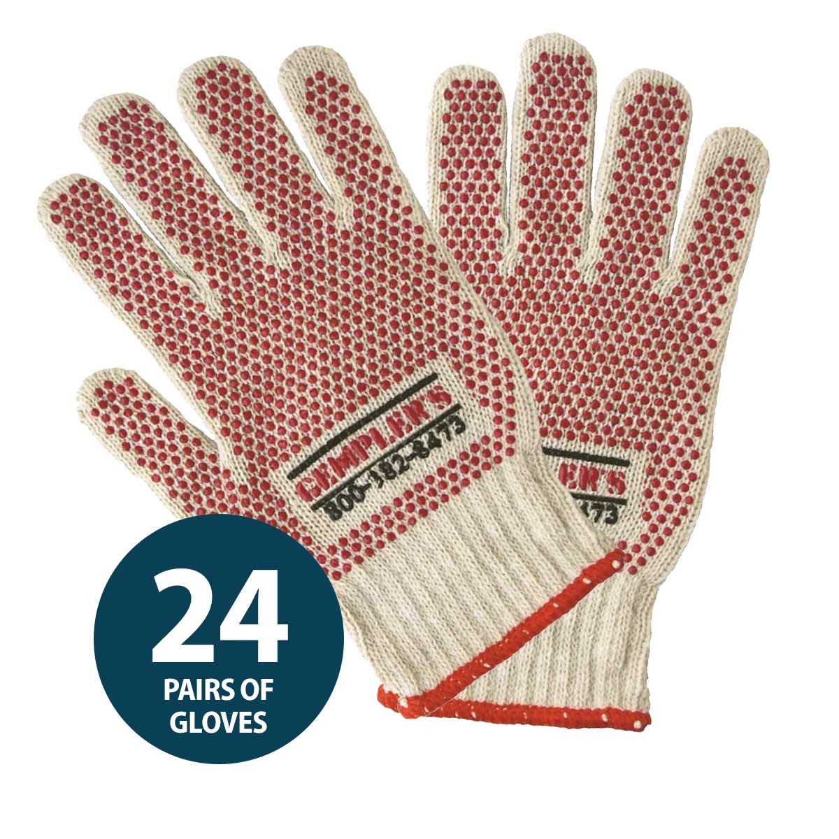 Gemplers BucKits - 24 Red Dot Gloves L