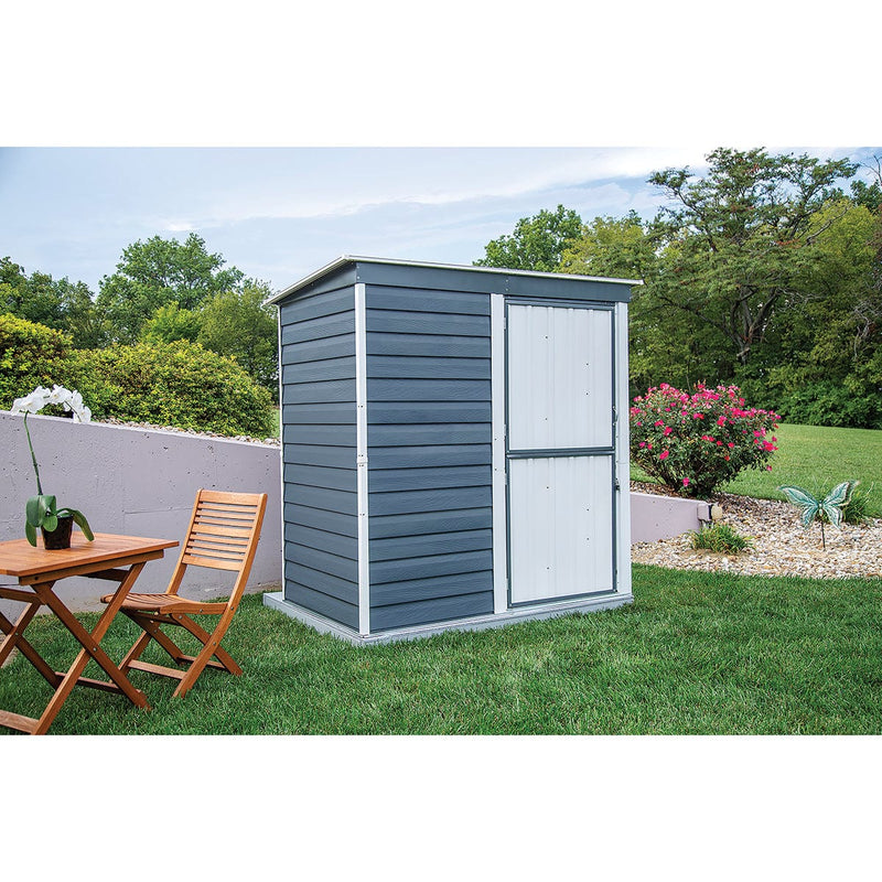 ShelterLogic Shed-in-a-Box 6 Ft. x 4 Ft. Steel Storage Shed