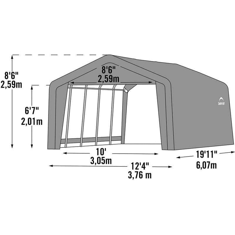 ShelterLogic Garage-in-a-Box 12 Ft. x 20 Ft.