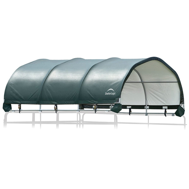 ShelterLogic 12 Ft. x 12 Ft. Corral Shelter 1-3/8" Frame Green