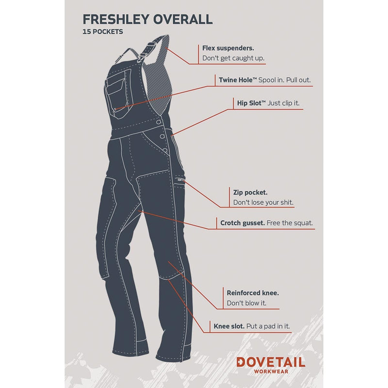 Dovetail Workwear Women's Freshley Overalls