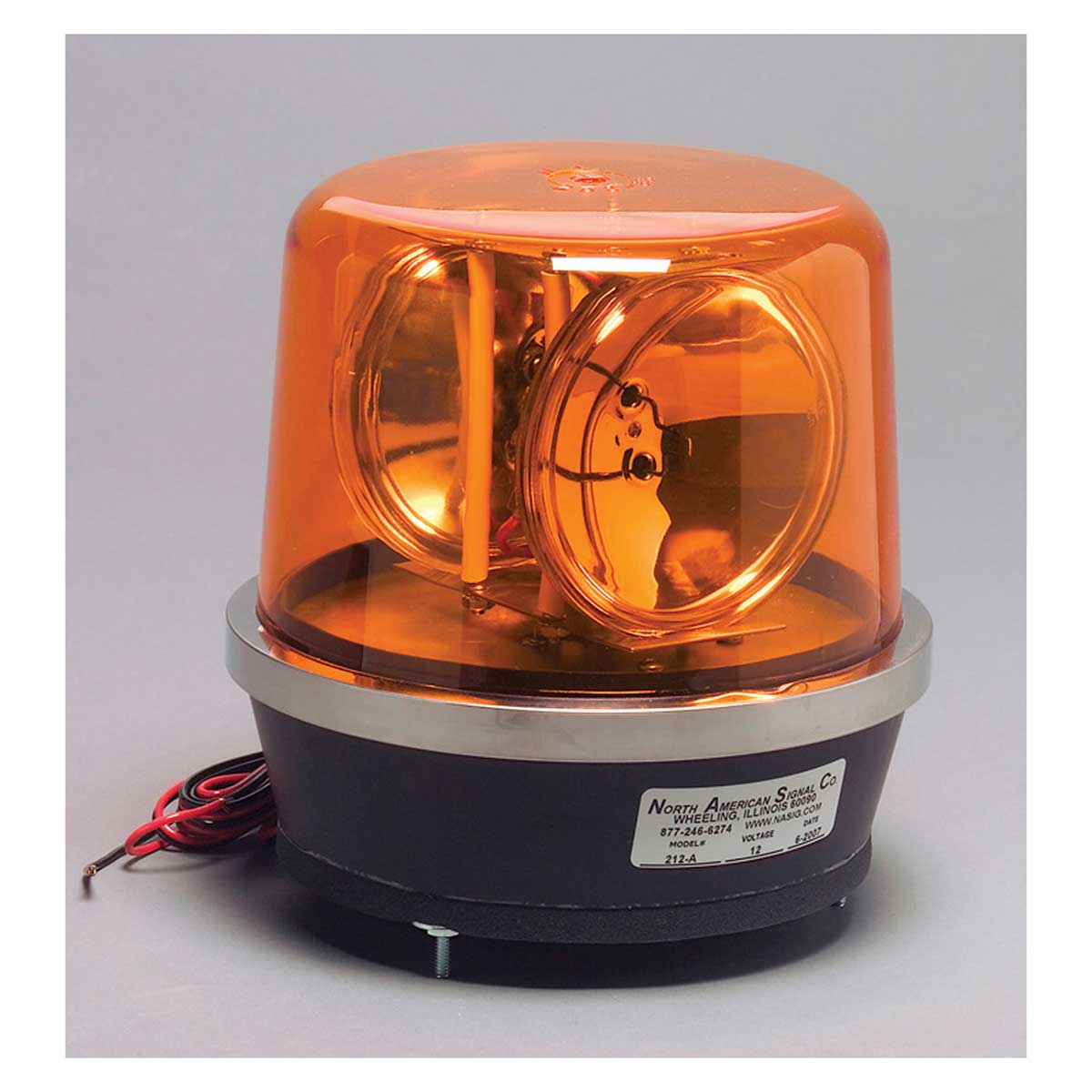 Amber North American Signal 212 LED Revolving Lights