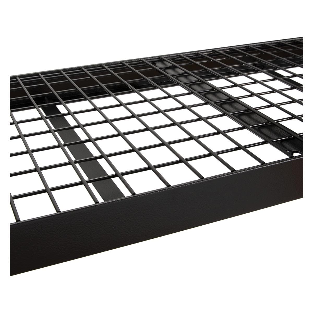 Black DEWALT 4-Foot Tall Black Frame 3 Shelf Steel Wire Deck Industrial Storage Rack