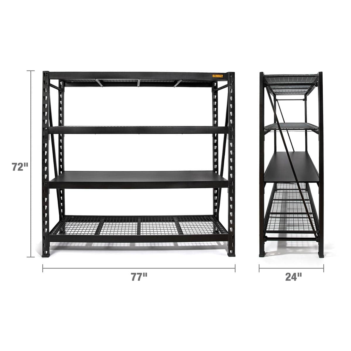 4-Shelf 6' Industrial Storage Rack