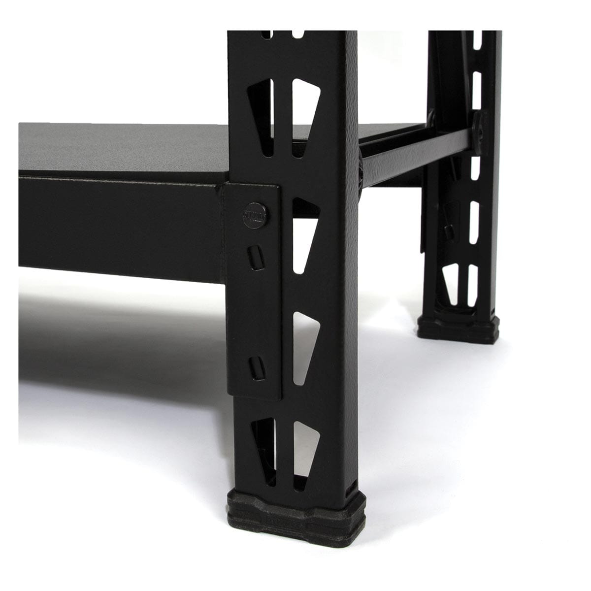 DEWALT 4-Foot Tall Black Frame 3 Shelf Industrial Storage Rack