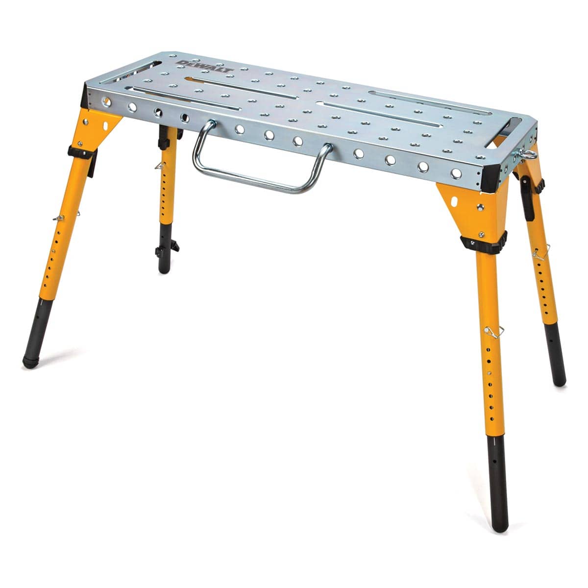 DEWALT Adjustable Height Portable Steel Welding Table and Work Bench