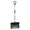 Yo-Ho 18" BustR™ Heavy Duty Poly Snow Shovel with Metal Wearplate, 6PK