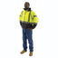 Majestic ANSI Class 3, R Waterproof Hi-Vis Jacket with Removable Fleece Liner