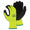 Majestic Polar Penguin Winter Lined Napped Terry Glove with Foam Latex Dipped Palm, 12 pairs