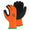 Majestic Polar Penguin Winter Lined Napped Terry Glove with Foam Latex Dipped Palm, 12 pairs