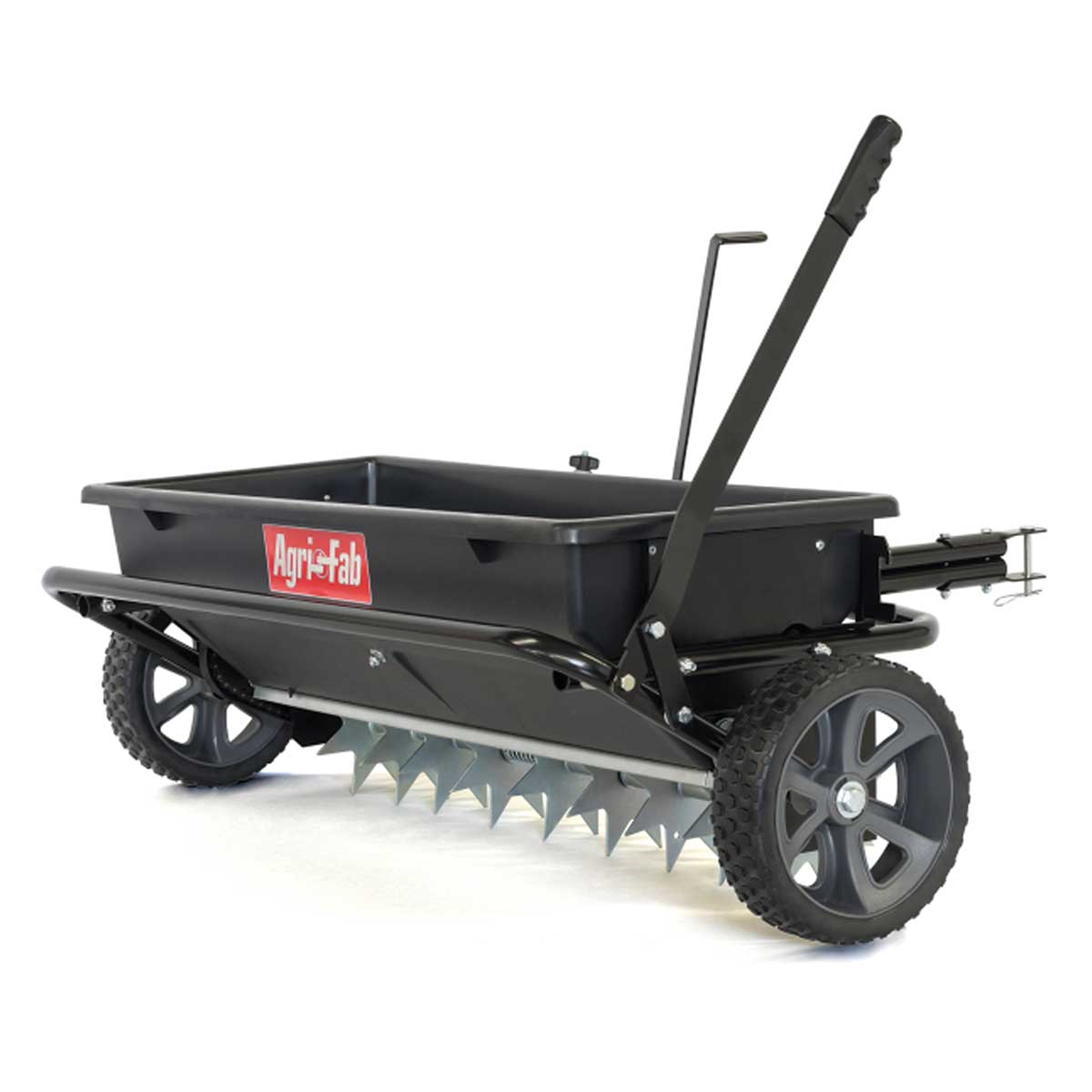 Agri-Fab Tow Behind Poly Drop Spreader/Spike Aerator 100 lb.