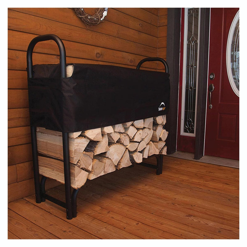 Shelterlogic Heavy Duty 4 ft. Firewood Rack with Cover