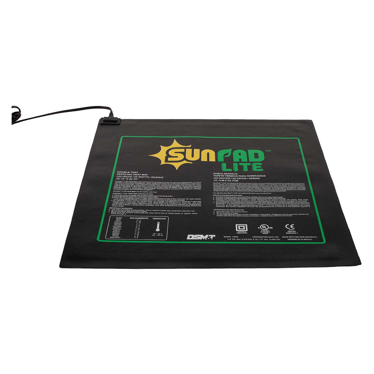 20.75" X 20.75" SunPack Seedling Heat Mats