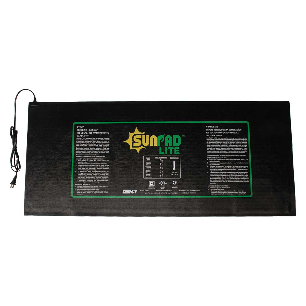 20.75" X 48" SunPack Seedling Heat Mats