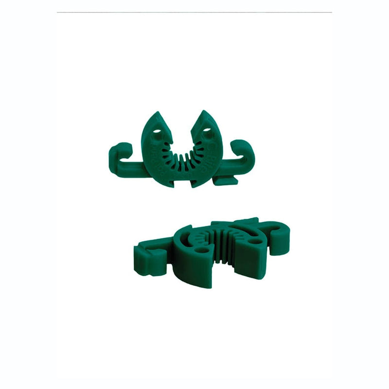 C-BITE Stake Clips, 10-12mm, Incognito Green | 100 Pack