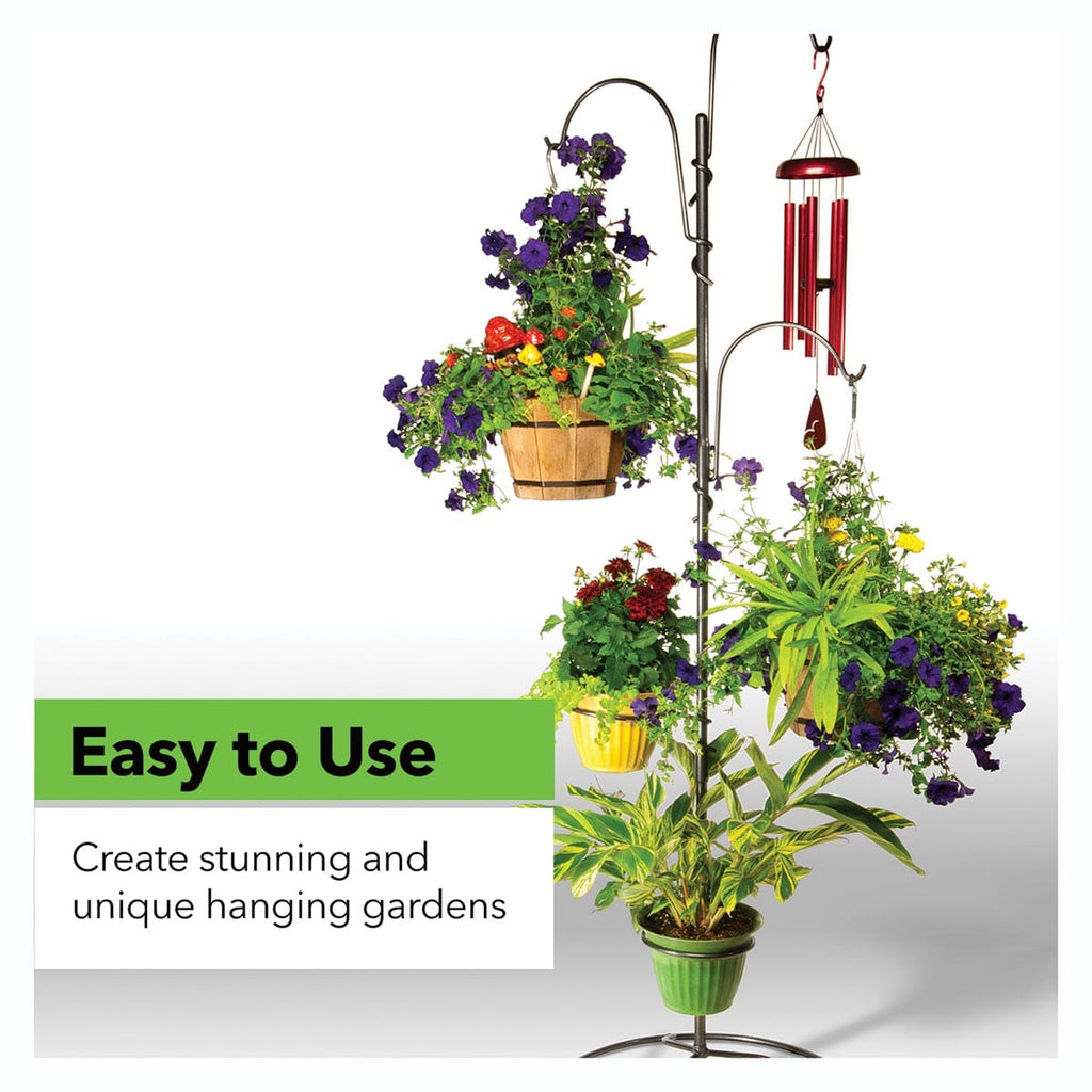 single hanging plant stand Yard Butler Yard Tree Hanging Garden