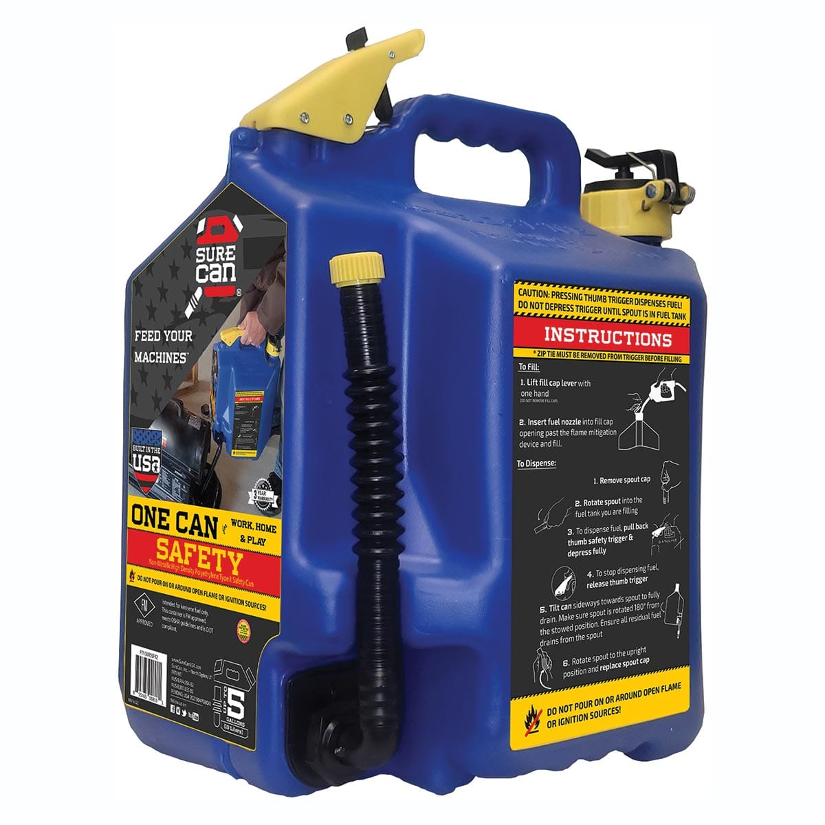 Blue SureCan Type II Safety Can