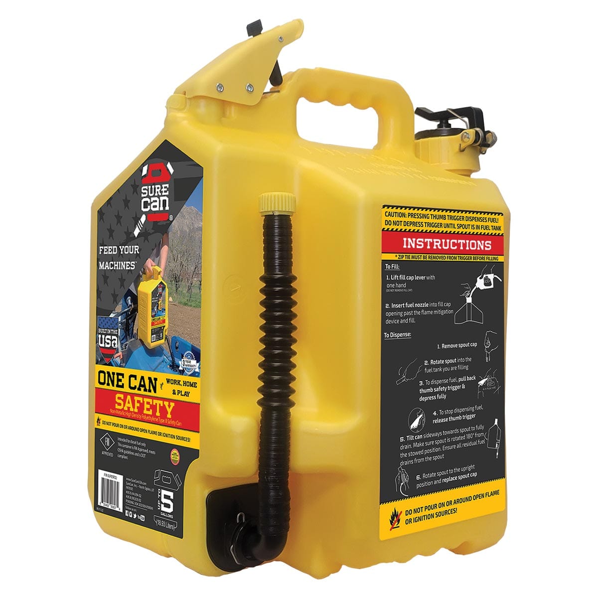 Yellow SureCan Type II Safety Can